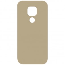Capa para Motorola Moto G9 Play - Silicone Case Taupe